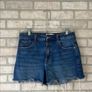Zara High Waist Jean Shorts- Size 8